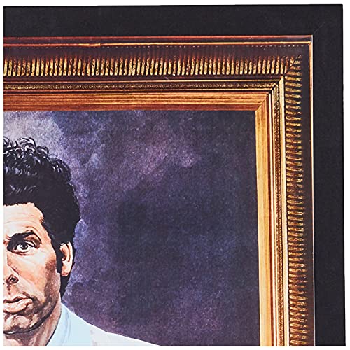 Buyartforless Work Framed Cosmo Kramer Portrait-Seinfeld Tv Show 36X24 Art Print Poster Wall Decor Humor Famous Painting Pop Cul