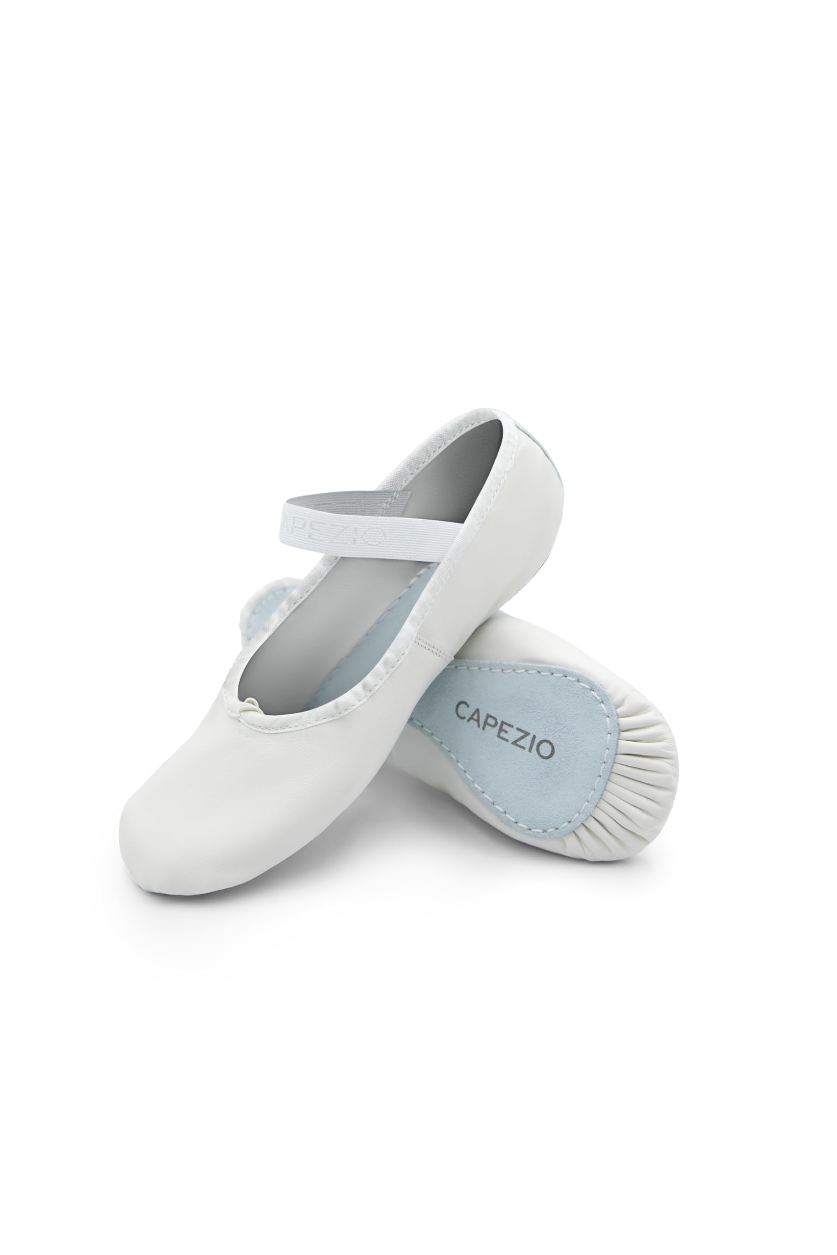 Capezio Girls Daisy 205 Ballet Shoe (Toddlerlittle Kid),White,10 N Us Toddler