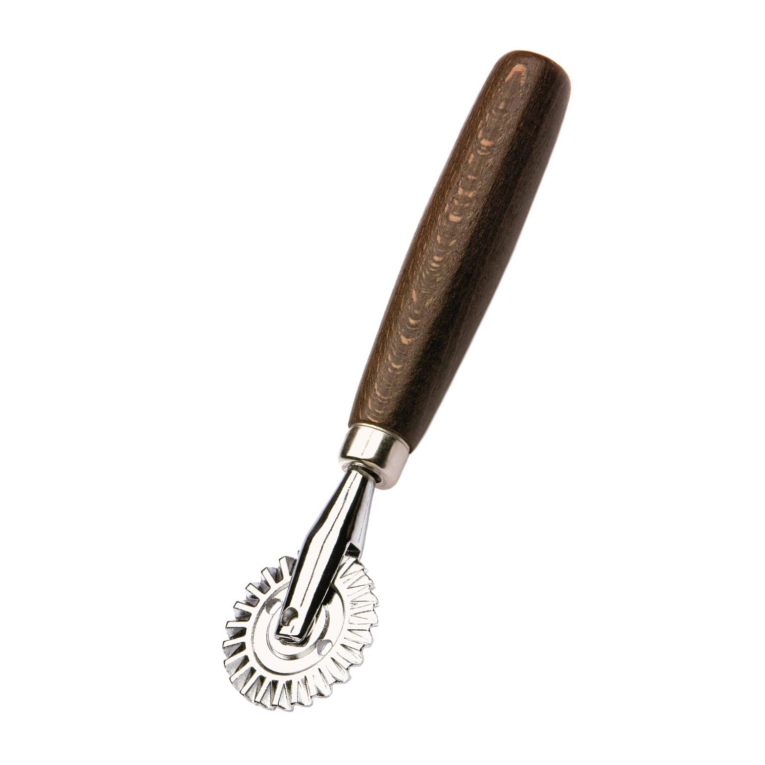 Tredoni 1.6'' Pastry Wheel - Dough Stamp Cutter/Crimper, Pasta/Ravioli/Pie Maker, 4Cm Stainless Steel Wheel Wooden Handle