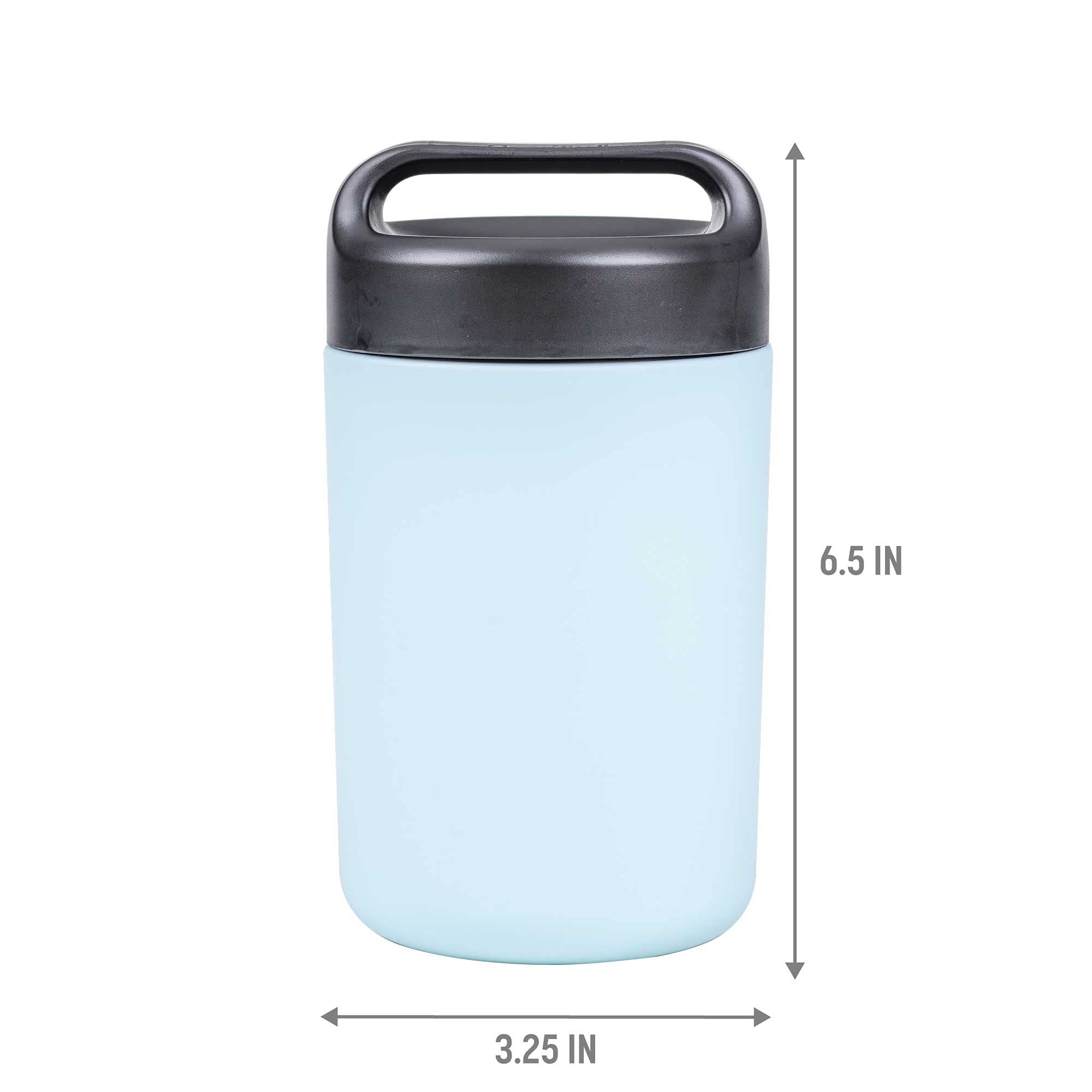 Goodful Stainless Steel Food Jar, Double Wall Vacuum Sealed Insulated Food Storage Container With Carry Handle Lid, 16-Ounce, Sk