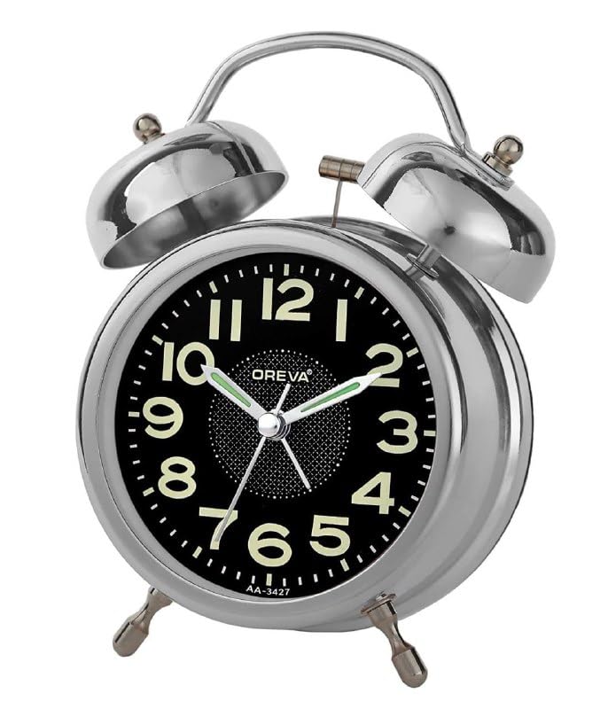 Gerqsho Digital Alarm Clock With Automatic Sensor Light, Date & Temperature Display | Compact Table Clock For Students, Home, Of