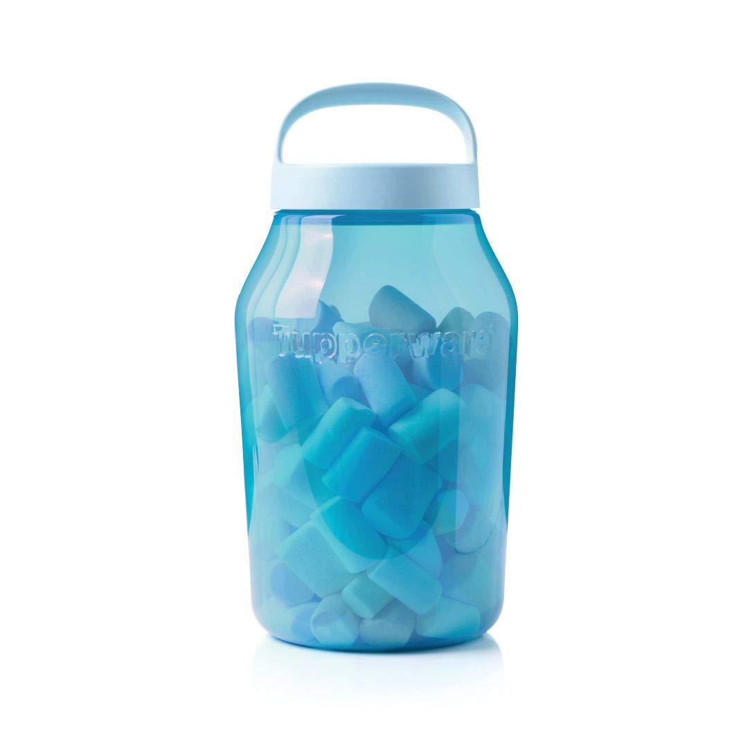 Tupperware Plastic Storage Jar - 3 Liters, 1 Piece, Blue