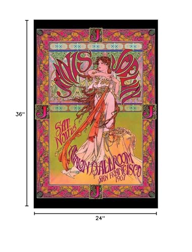 Close Up Bob Masse Poster - Janis Joplin/Live In San Francisco 1967 (24''X36'')
