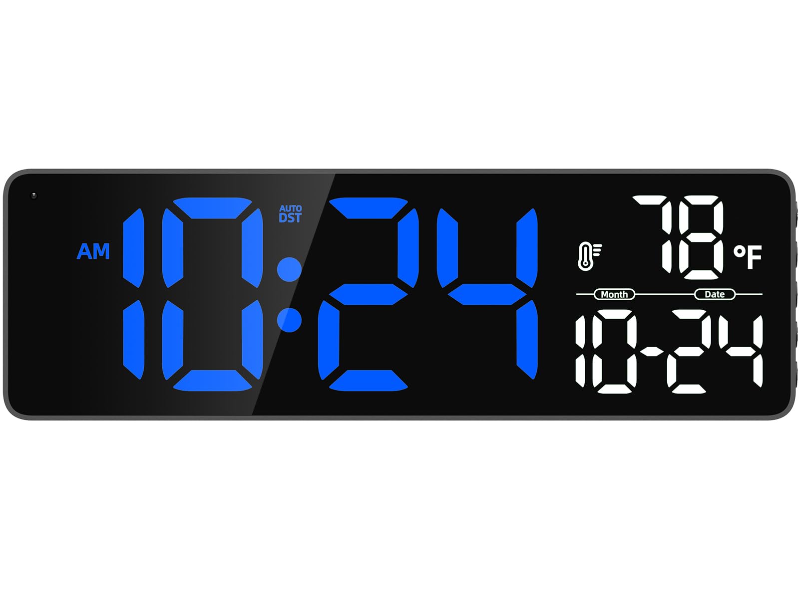 Xuanzit Big Digital Wall Clock - Blue