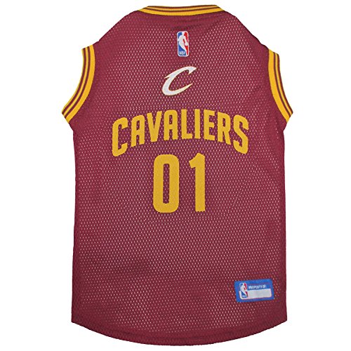 Nba Cleveland Cavaliers Dog Jersey, Medium - Tank Top Basketball Pet Jersey