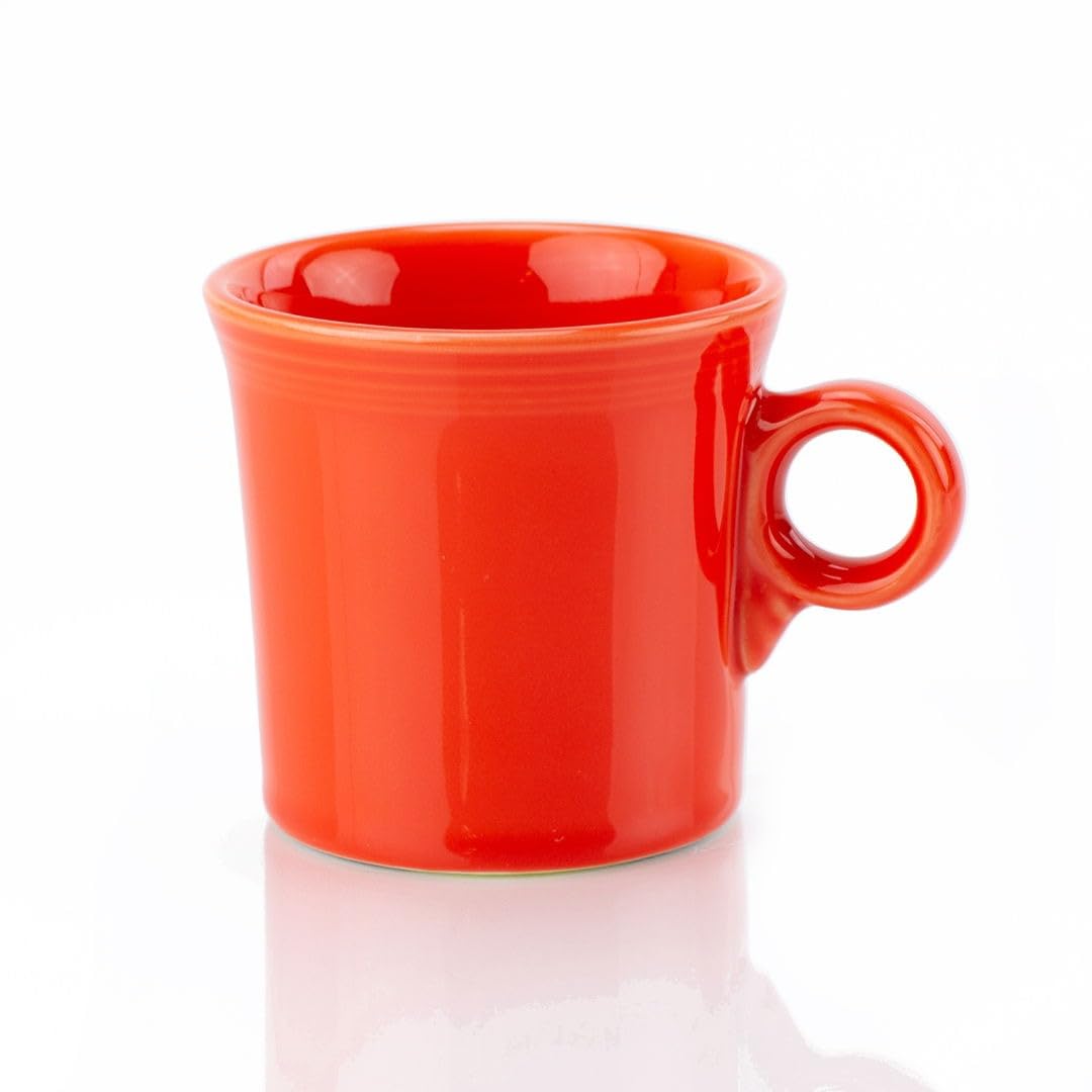 Fiesta Classic Ring Handle Mug, 10.25oz  Durable Ceramic, LeadSafe, Dishwasher/Microwave/Oven Safe  Made in USA Dinnerware  