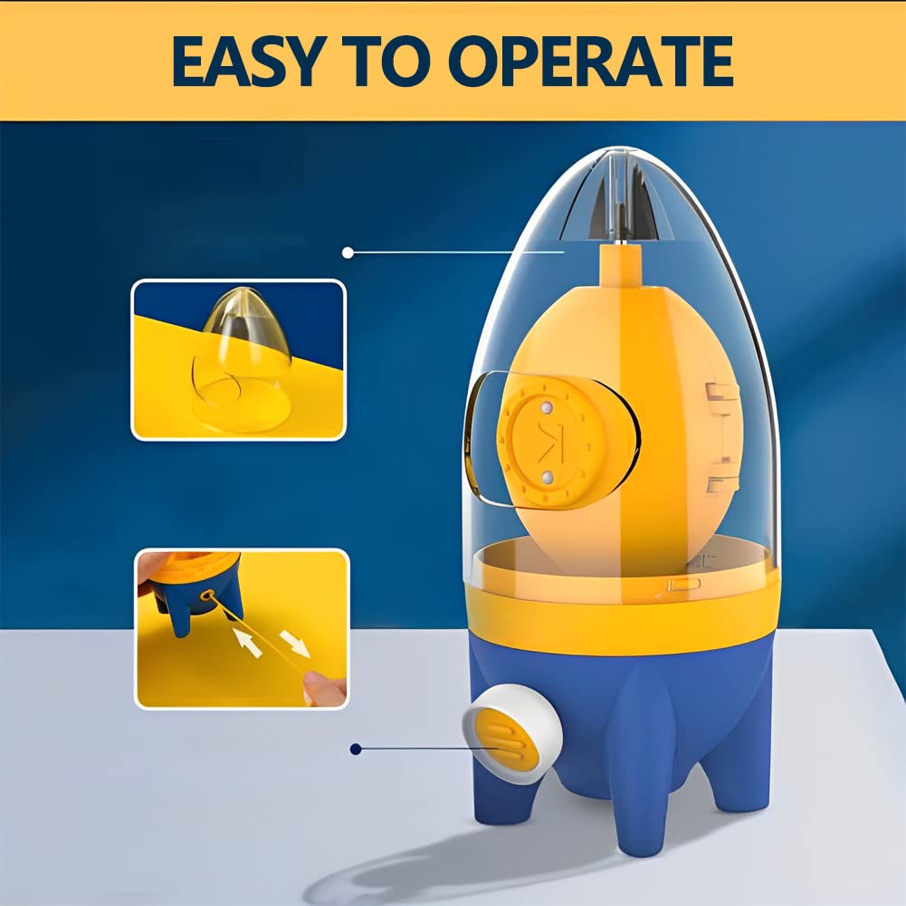 Golden Egg Maker, Egg Spinners Quick Golden Manual Egg Mixer, Egg Homogenizer Manual Puller Egg Shaker For Kitchen Mixing Egg Wh