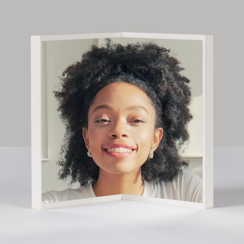 Realme V Non-Reversing Mirror - True Image, Unmatched Precision, Calibration Free, Slim Design For Makeup Vanity, 9'' Non-Revers
