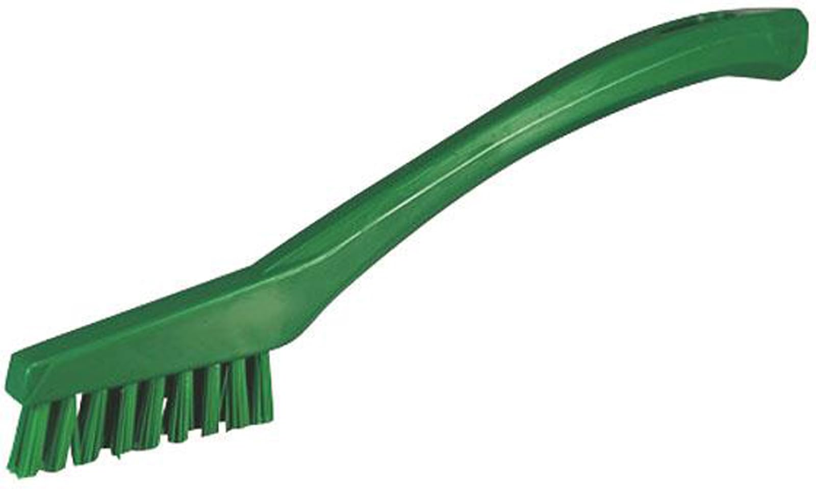 Vikan, Green Brush,Detail,Stiff,9 x .5,PP/PBT, 4401