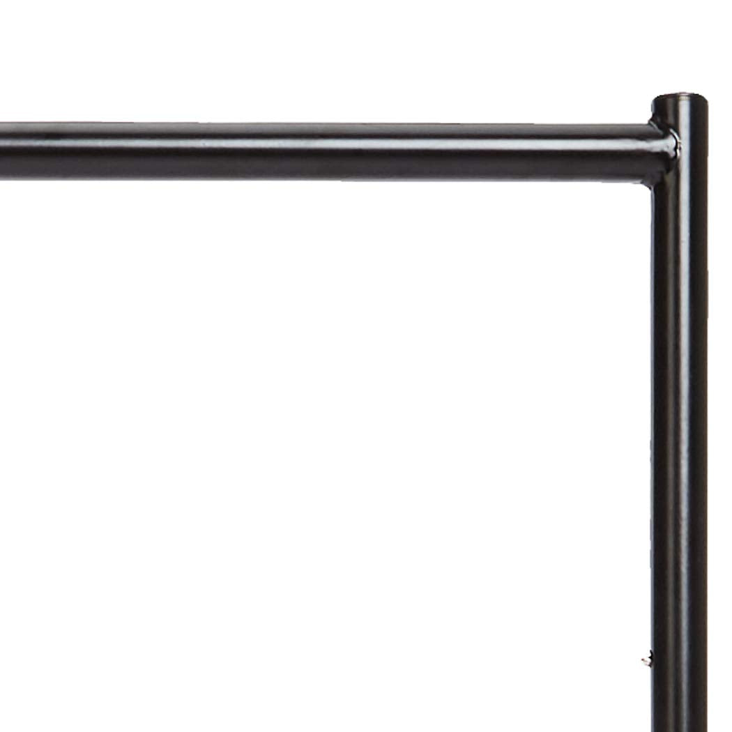 Amazon Basics Heavy Duty Rolling garment Rack  Hanging clothes Organizer Rail for Display and Storage  182 x 152 m  Black