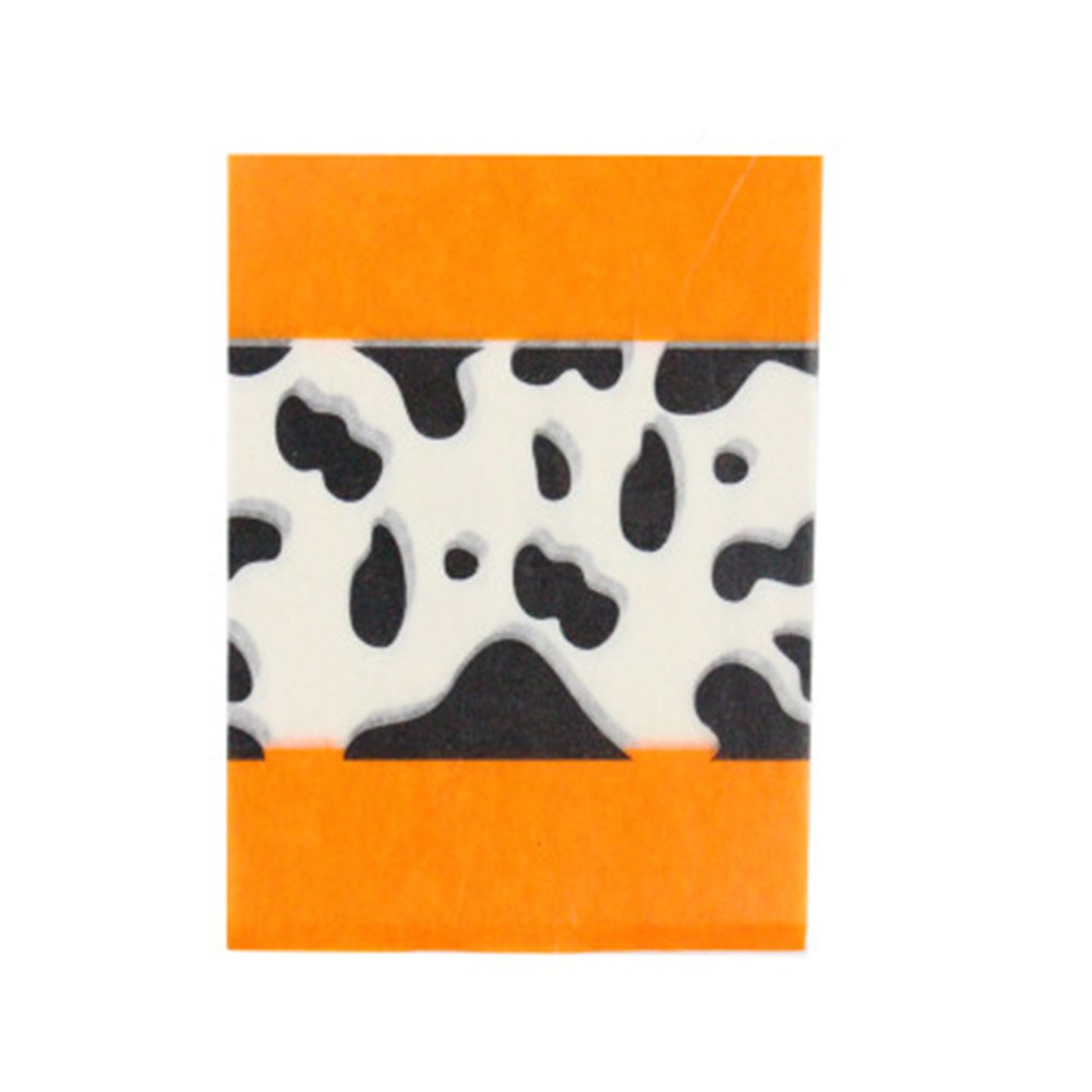 Gentle Meow 500 Pcs Homemade Nougat Twisting Wax Paper Caramel Sweets Baking Candy Wrappers, Orange