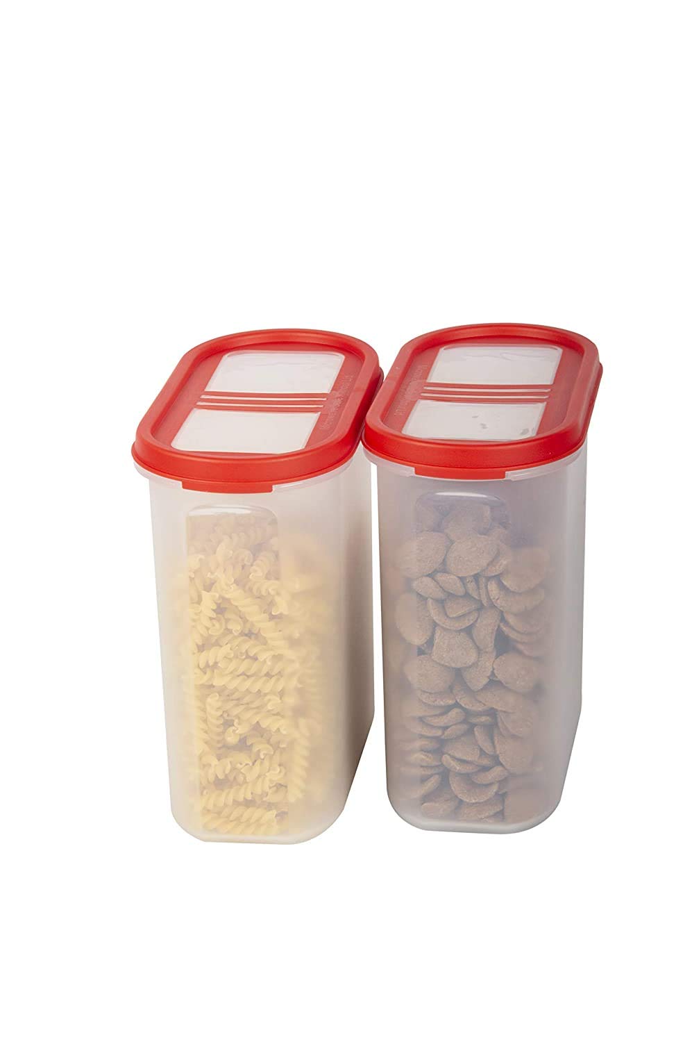 Cutting Edge 360 View ClearTop 3 Line Modular Containers Oval Set For Rice, Dal,Atta, Flour, Cereals, Pulses, Snacks, Stackable