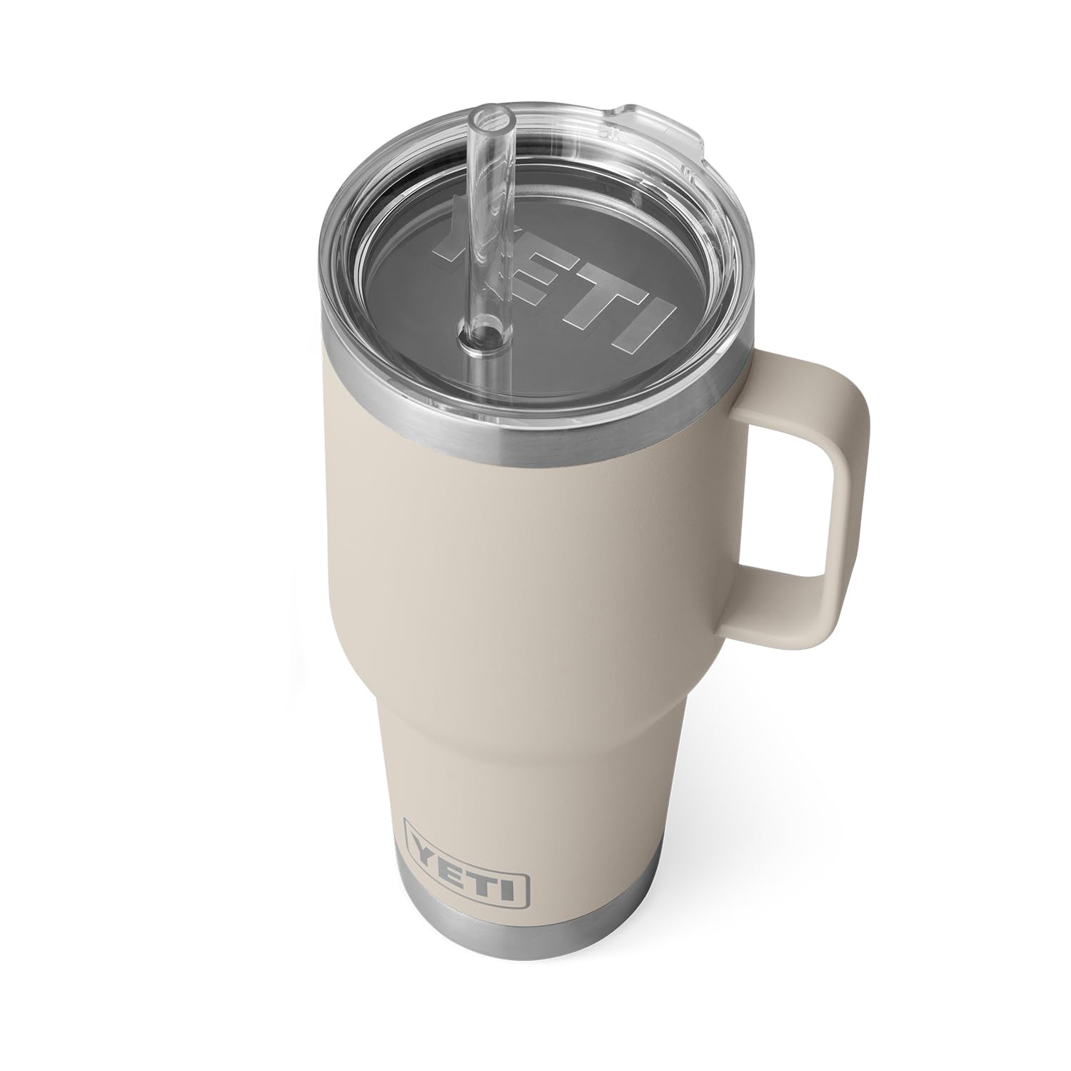 Yeti Rambler 35 Oz Straw Mug, Vacuum Insulated, Stainless Steel, Cape Taupe
