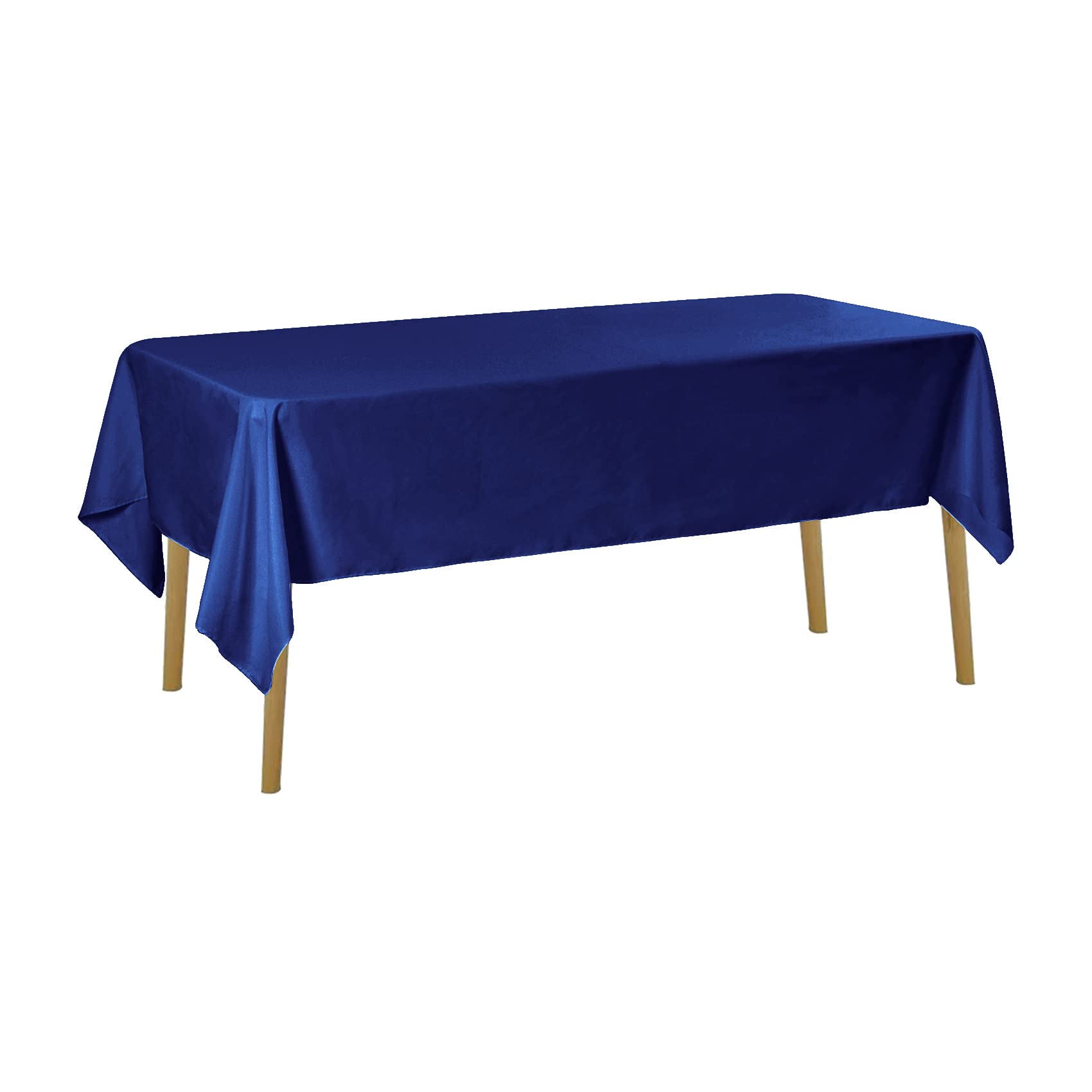 Rectangle Tablecloth - 90X156 Royal Blue Tablecloth - Stain And Wrinkle Resistant Washable Polyester Table Cloth, Decorative Fab