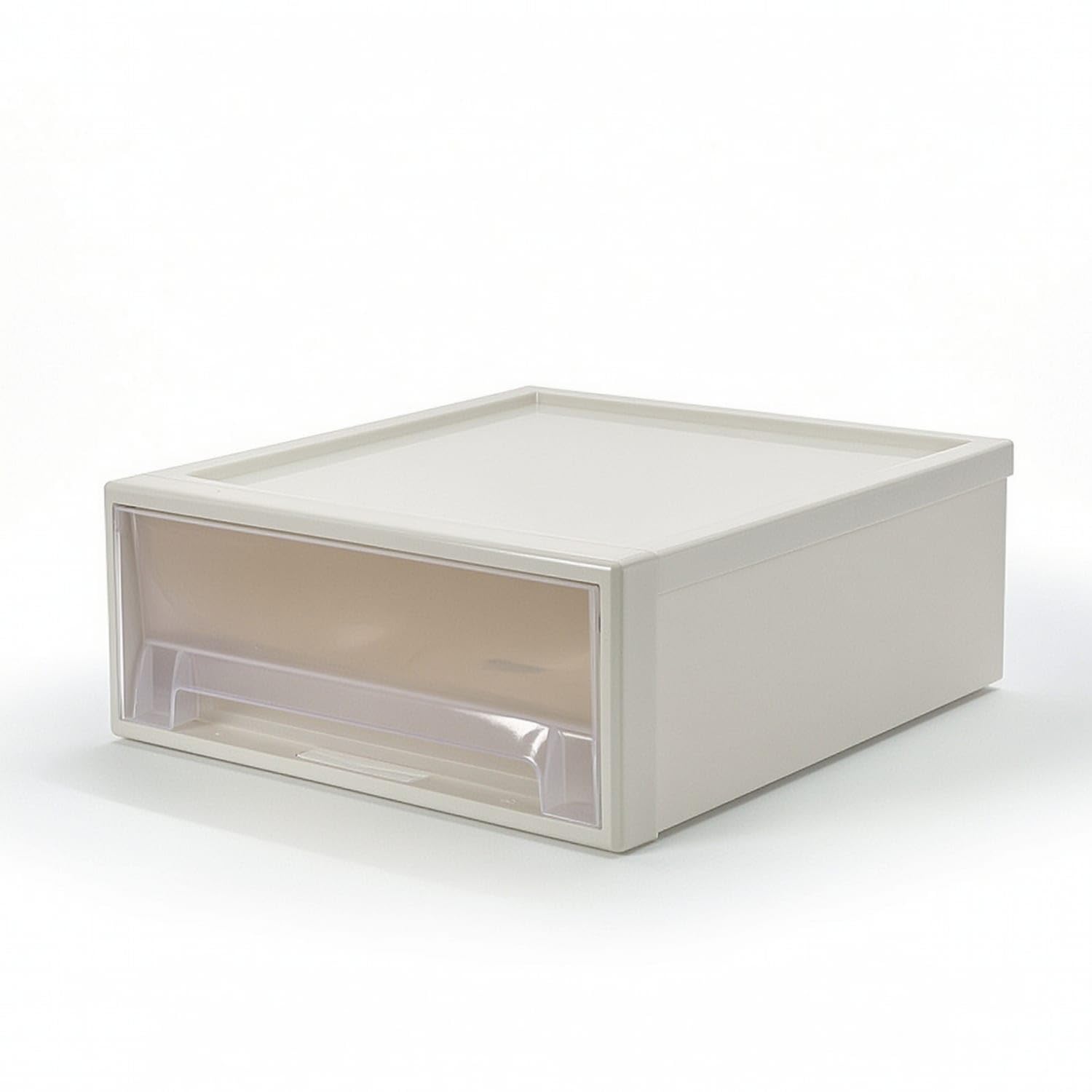 Clear Storage Drawers With Handles Transparent Storage Drawer With Handle Sliding Plastic Drawer Organizer Stackable For Closet,