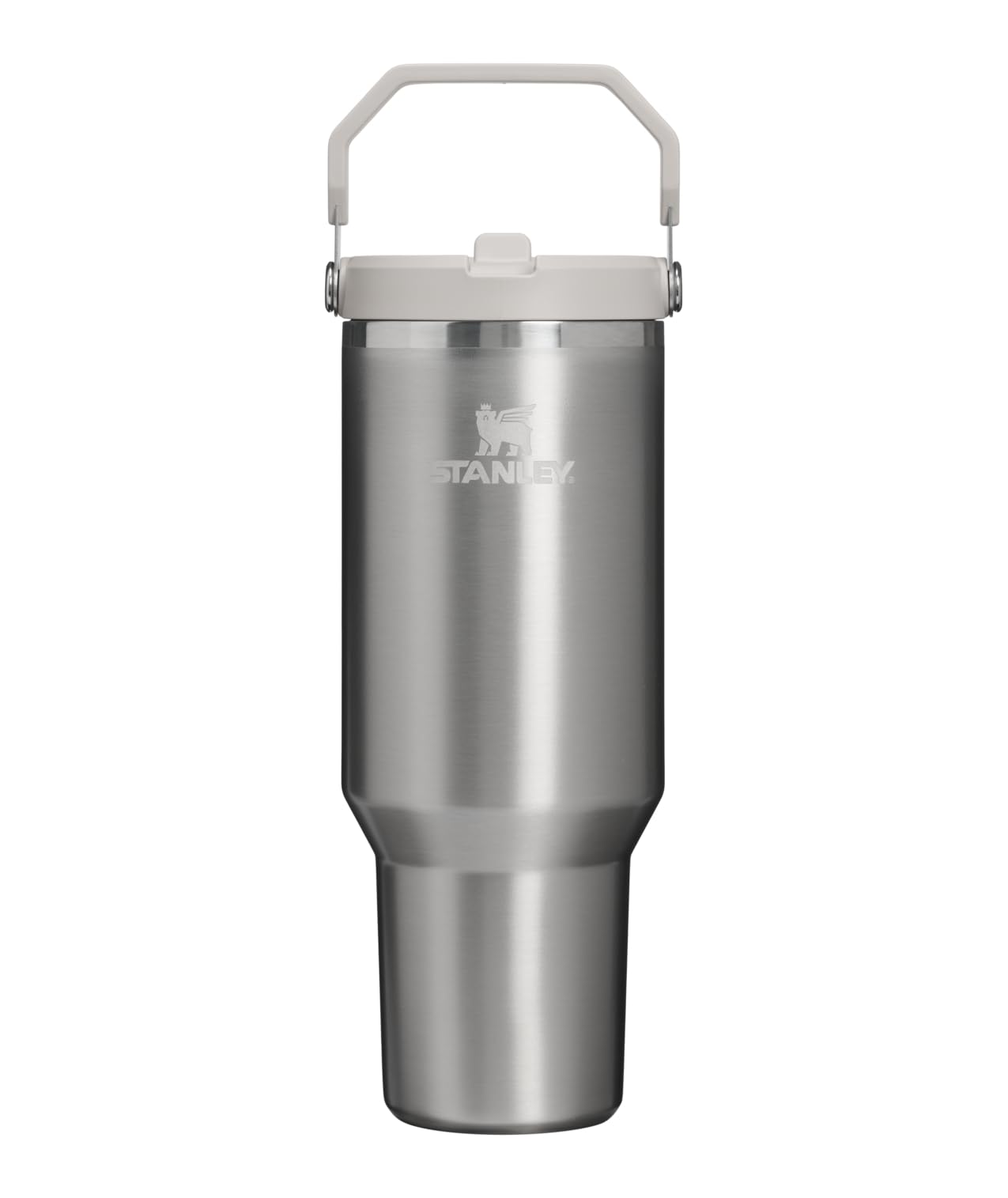STANLEY IceFlow 2.0 Flip Straw Tumbler, 40 oz, Stainless Steel Ash