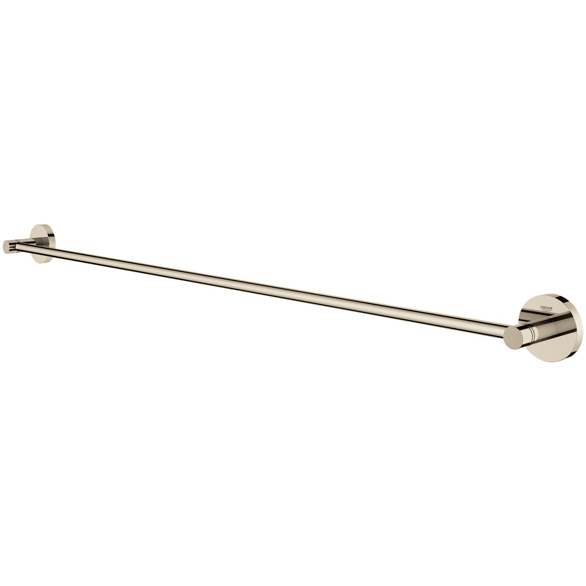 Grohe 403662431 Essentials 32-Inch Wall-Mounted Bathroom Towel Bar, Matte Black