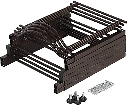 5 Gallon Water Jug Holder Water Bottle Storage Rack  4 tier water cooler jug rack  5 gallon water jug stand  5 Gallon Water Bottle Holder(4 Tier  Dark Brown)