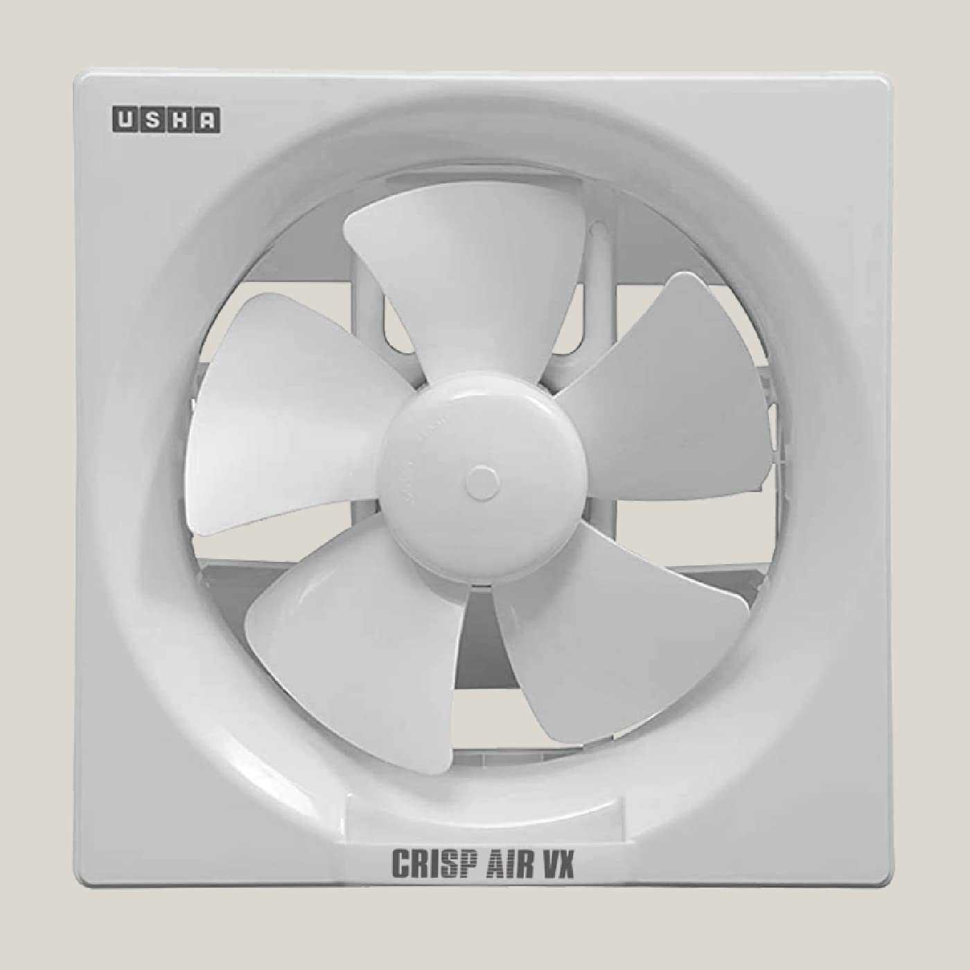 Usha Crisp Air Vx 200Mm (10Inch) Exhaust Fan For Bathroom | 100% Copper Motor | Inbuilt Back Shutters |Detachable Oil & Dust Co