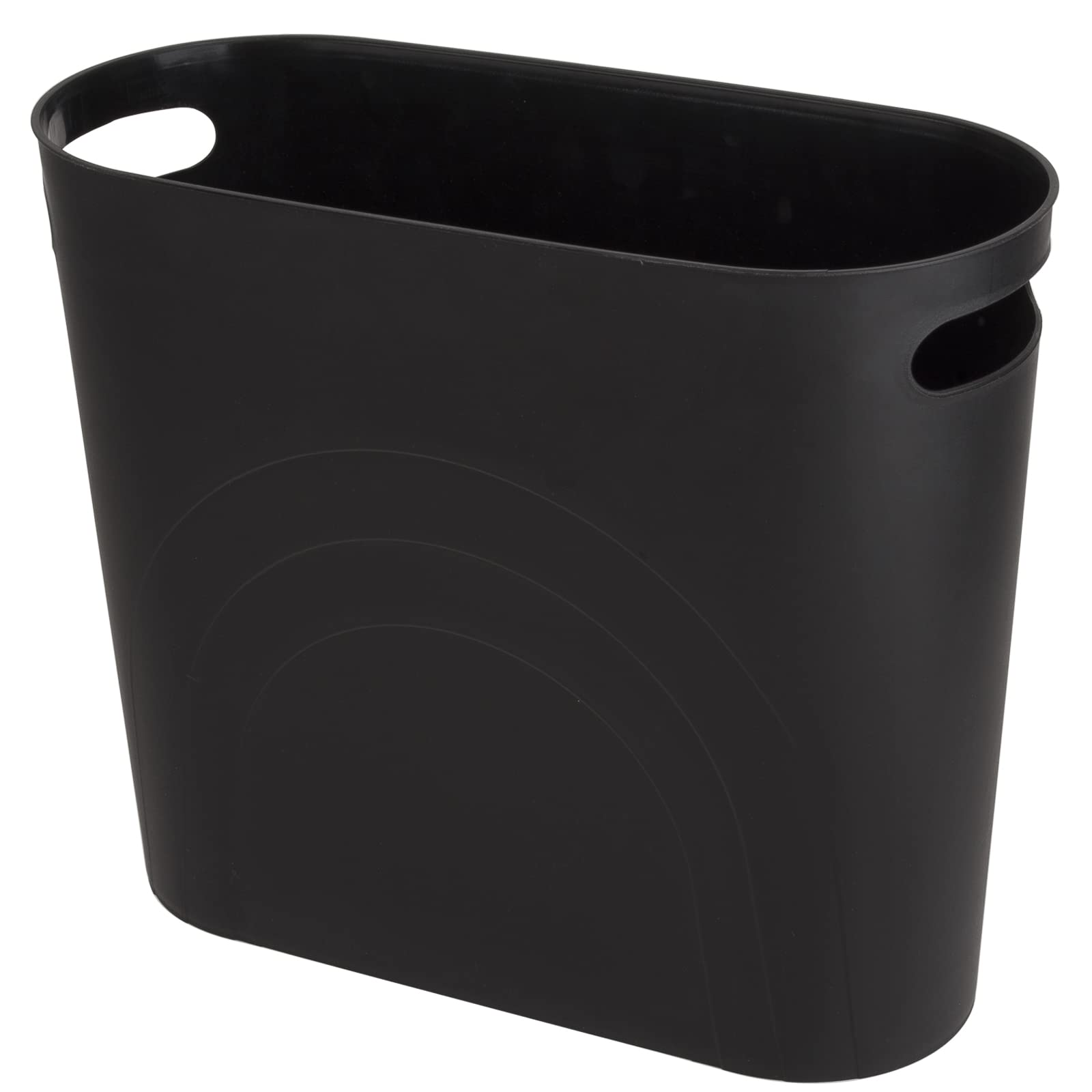 Small Trash Can Garbage Can Container Bin With Handles 3 Gallons Plastic Wastebasket For Bathrooom, Bedroom, Office, Kitchen, La