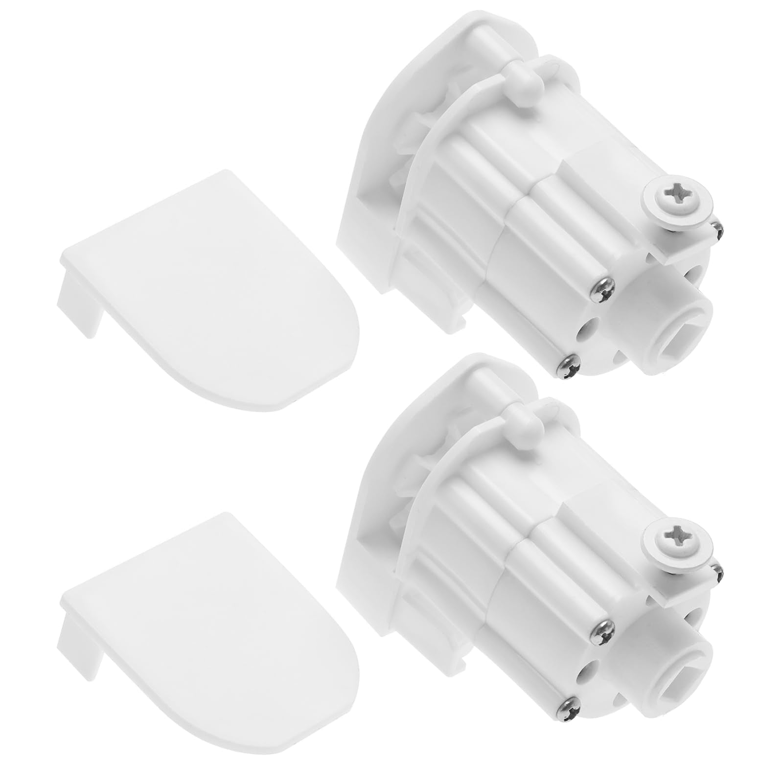 Create idea 2 Sets Roman Blinds Control Mechanism Units with Cover Roller Blind Spare Parts for Roller Blind Track Accessories M