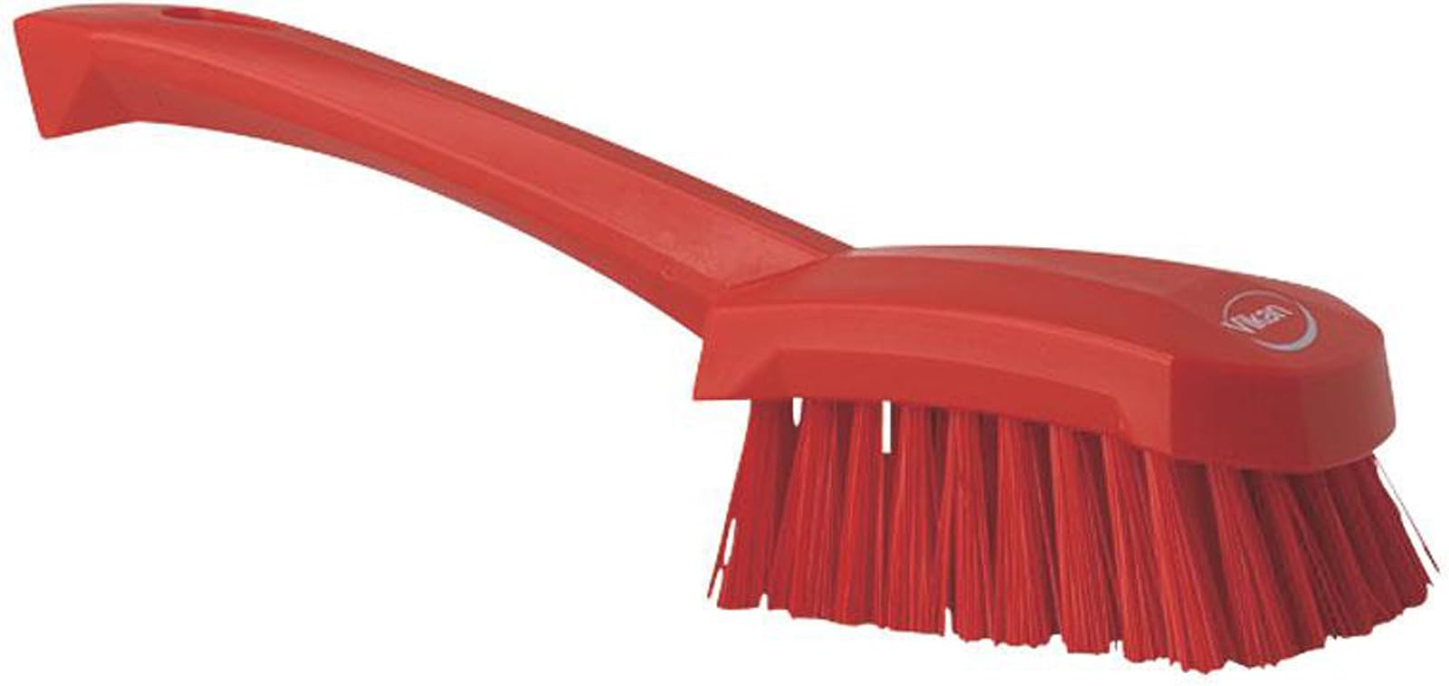 Vikan  41924 Heavy Duty Sweep Hand Brush, ShortHandled Cleaning Brush and Scrubber, Polypropylene, Polyester Stiff Bristle, 10