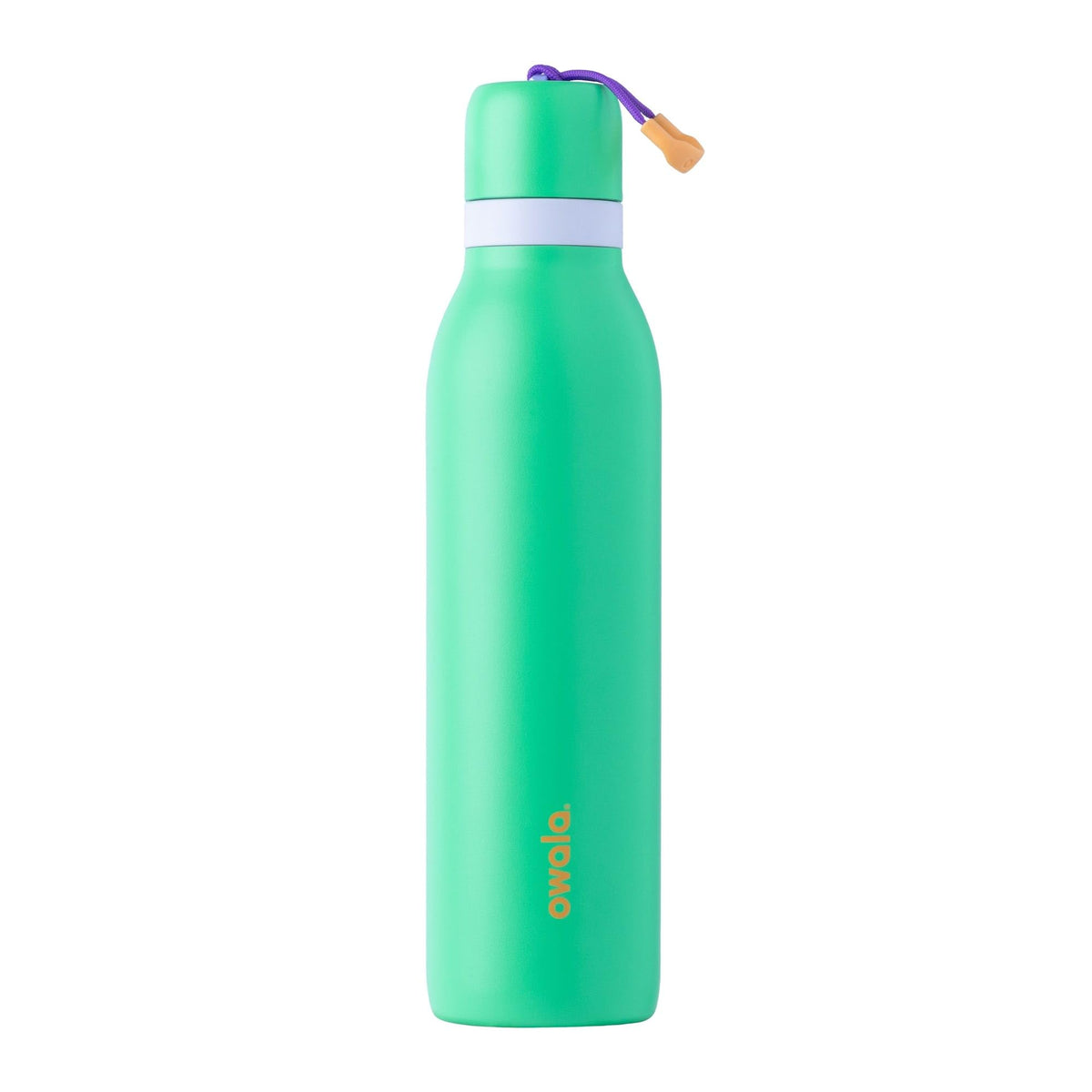 Owala FreeSip Twist Insulated Stainless Steel Water Bottle with Straw for Sports and Travel, BPA-Free, 24-oz, Sweet Pea
