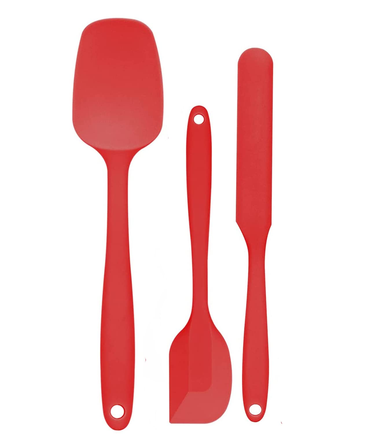 Fs Cool Sets Of 3 Pcs Silicone Spatula Made Of Food Grade Silicone One Piece Design Seamless HeatResistant Spatula Perfect For 