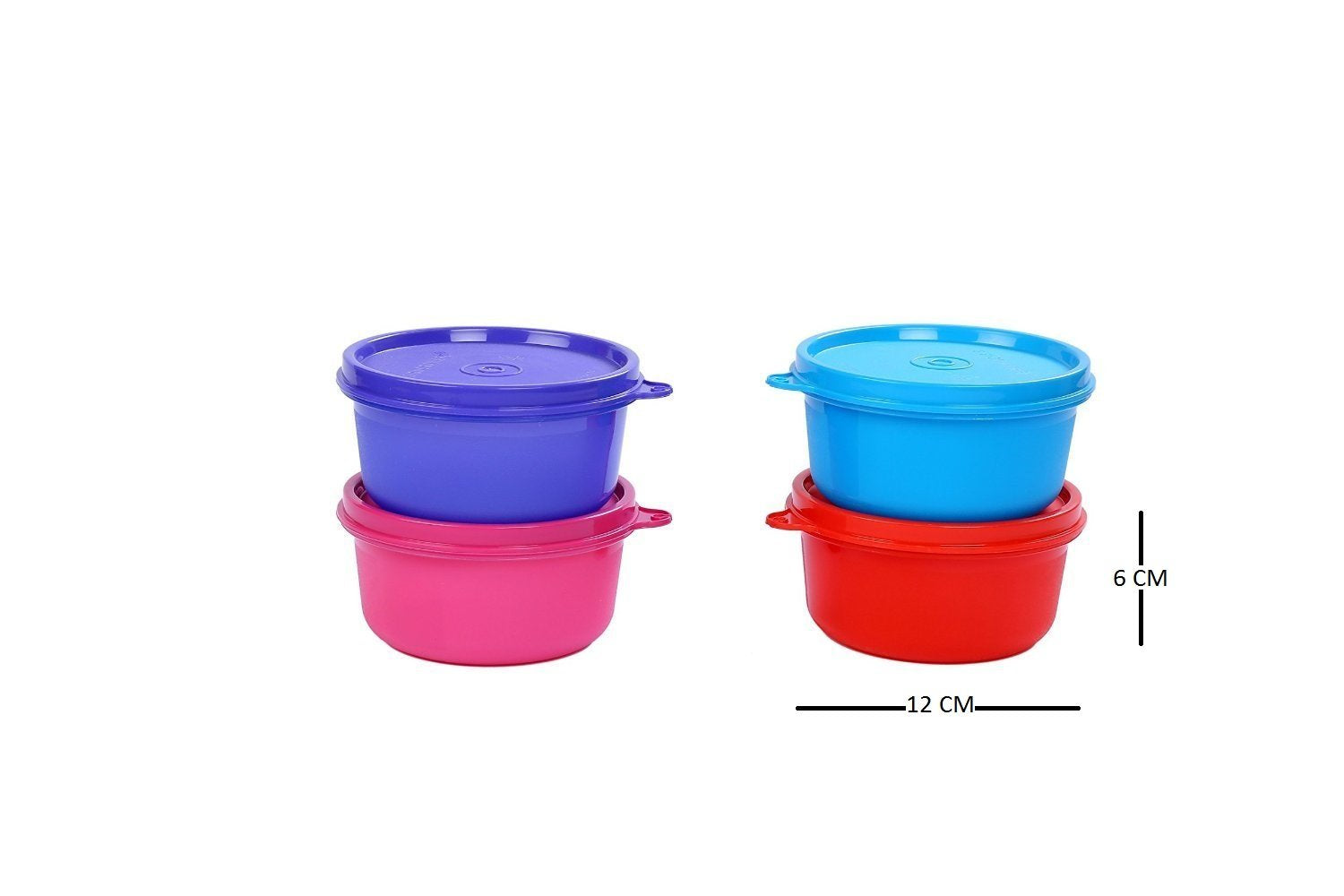 Signora Ware Signoraware Executive Round Medium Container Set, 310Ml, Set Of 4 Multicolour