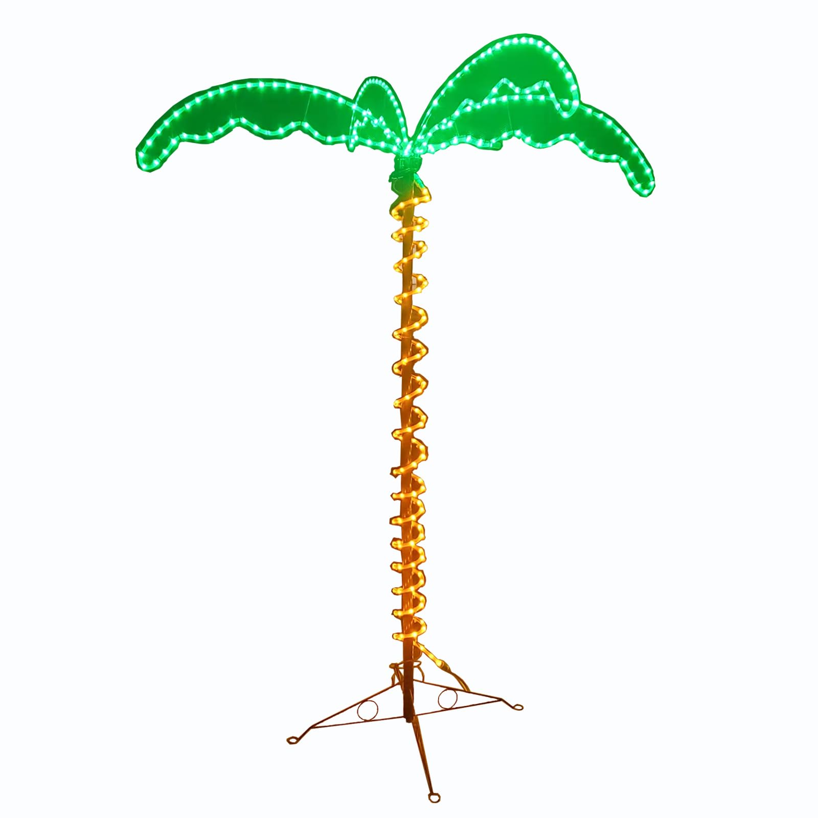 EEZ RV Products 7 Foot High Super Bright LED Lighted Tropical Palm Tree Great for The Beach, Pool, Yard, Living Room, Christmas 