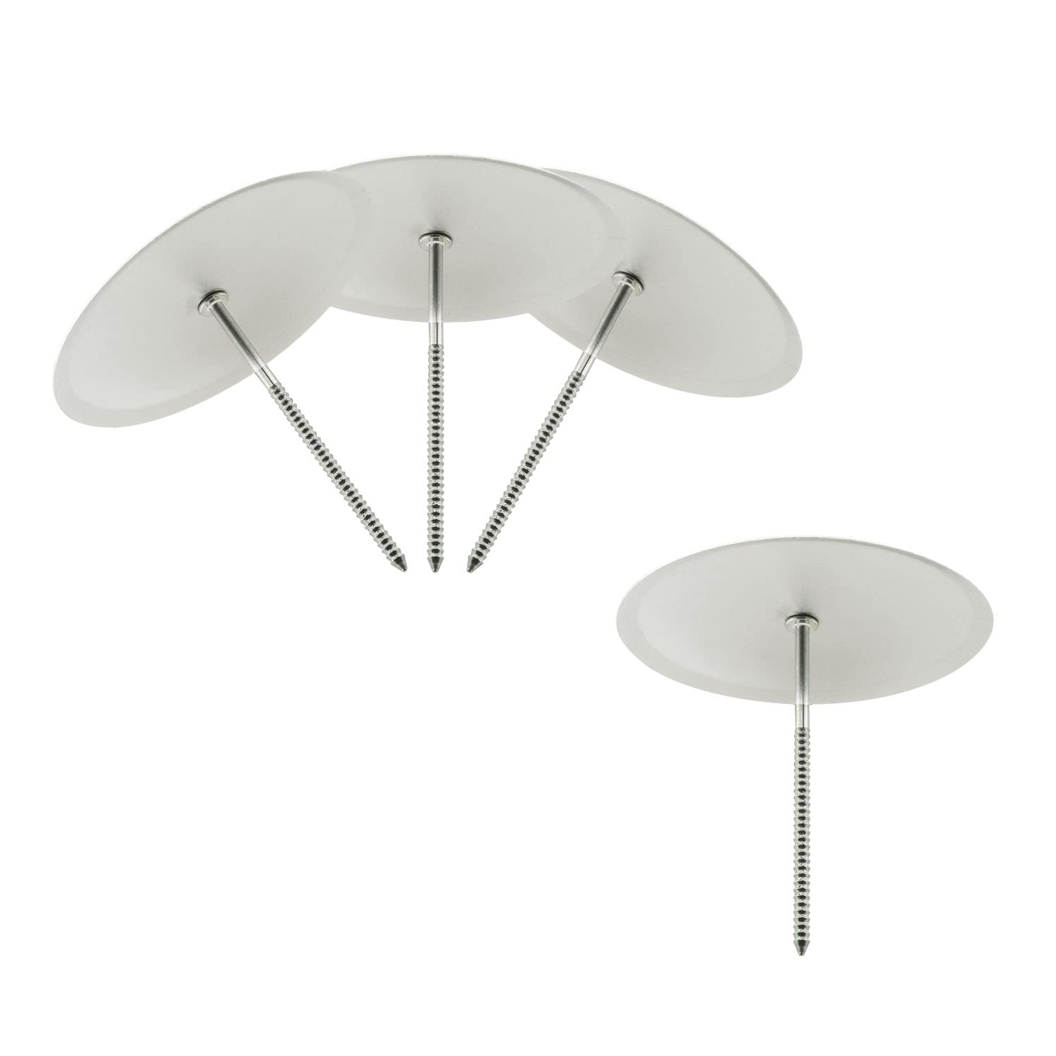 Hjgarden 4Pcs 7.5Cm Stainless Steel Decorating Nails Flower Nail Flowers Making Tools, Cake Flower Decorating Tool, Flower Nails