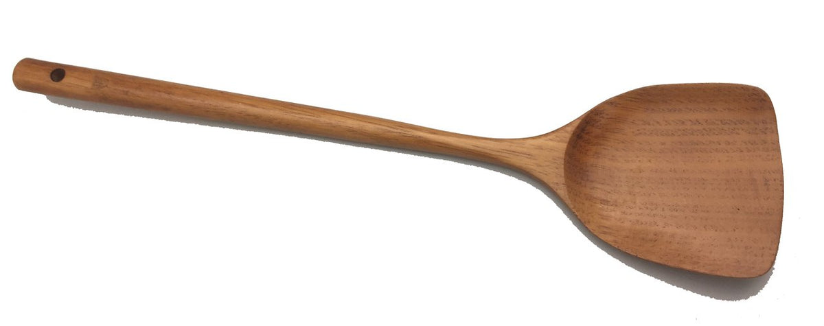 Japanbargain 4080, Wooden Long Cooking Spatula Turner, 14.75-Inch