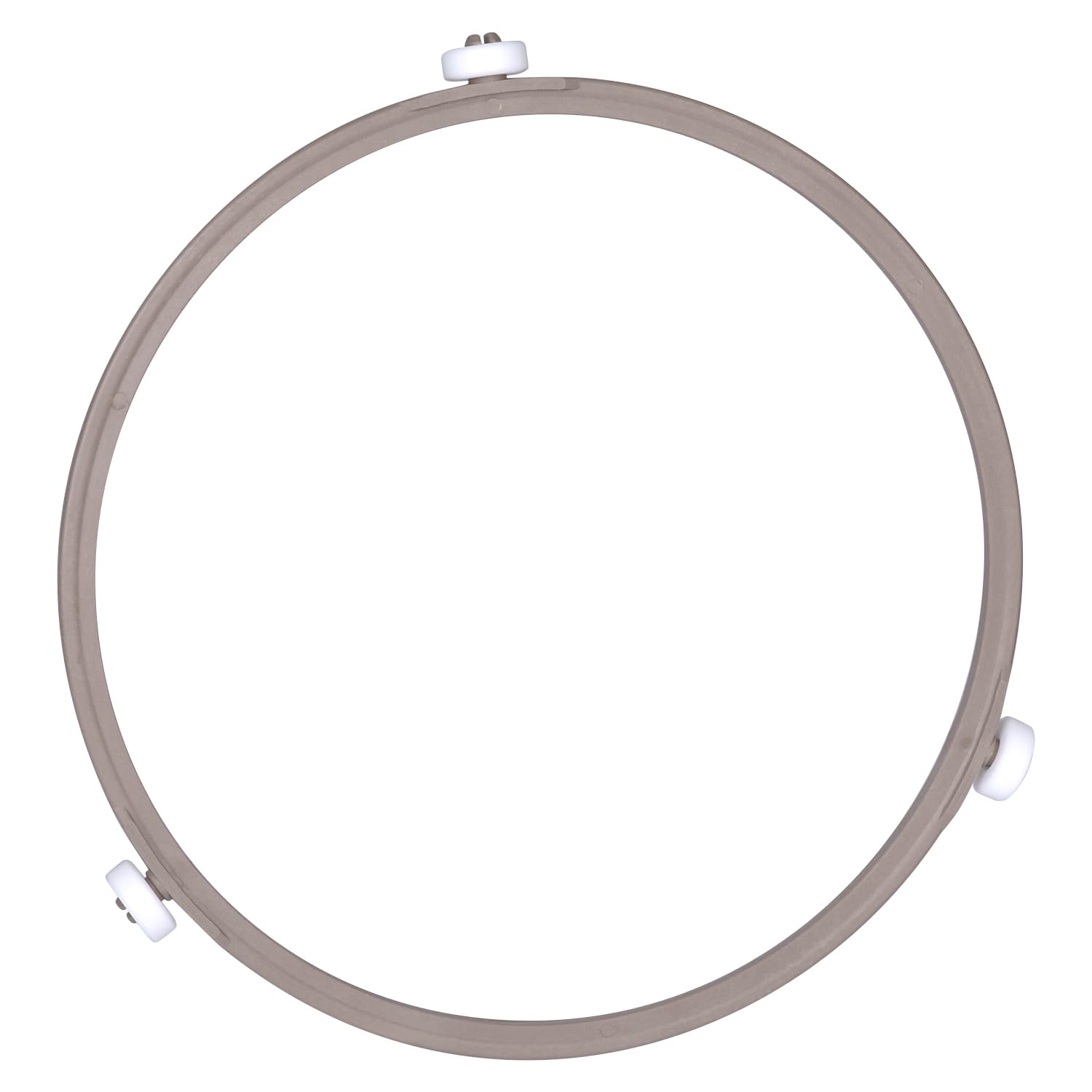 Jolaxy 7.4'' Microwave Turntable Ring with 16 mm Rollers  Microwave Oven Tray Support  Glass Plate Rotating Roller Ring  Ring Outer Diameter 7.4 inches (18.8 cm)  Roller Height 16 mm