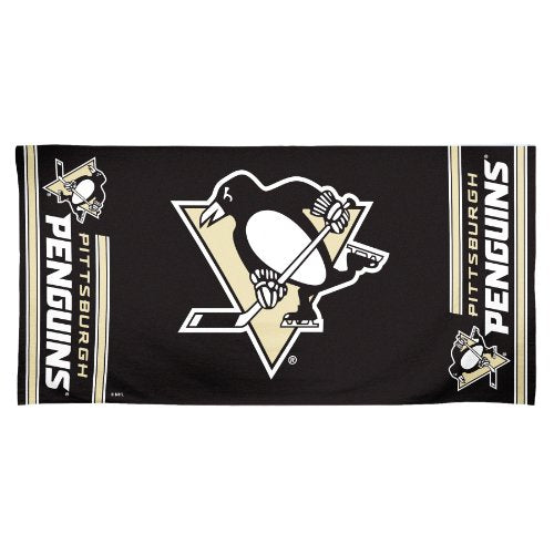 Pittsburgh Penguins Towel 30X60 Beach Style