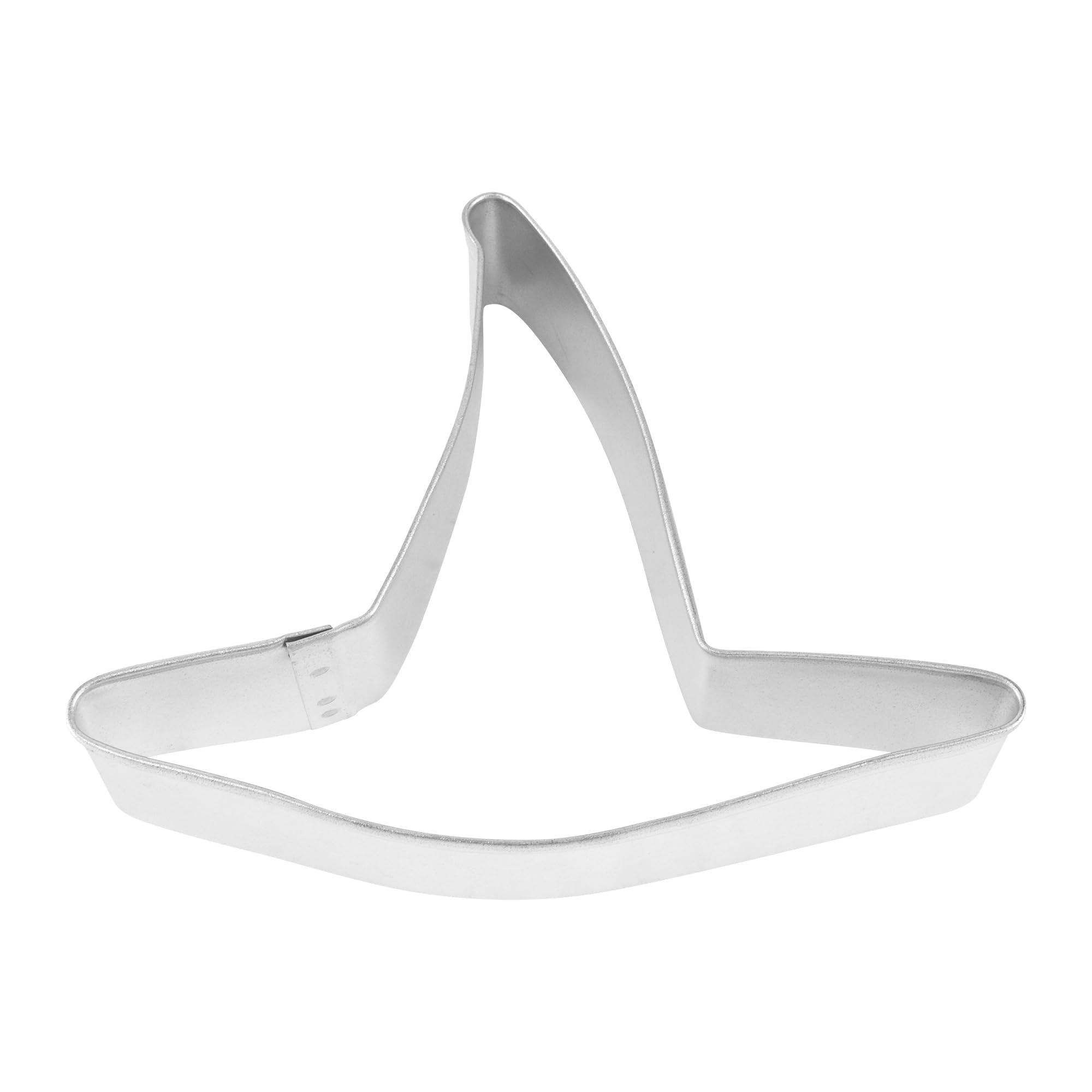 R&M Witch Hat 4.5'' Cookie Cutter In Durable, Economical, Tinplated Steel