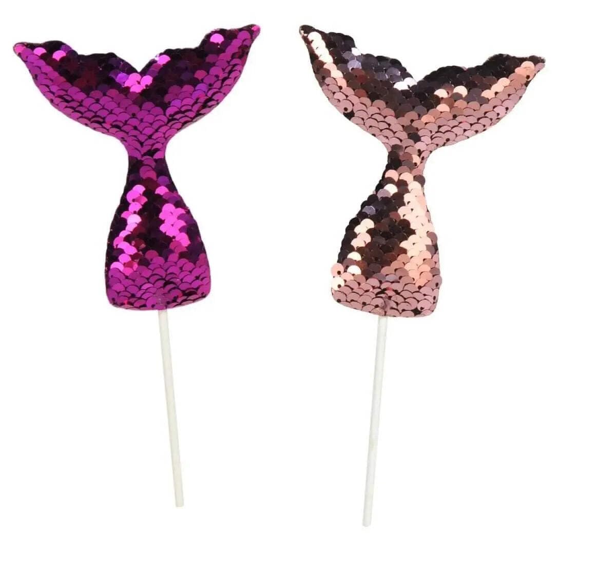 Sequined Mermaid Tail Picks - 4 Pcs