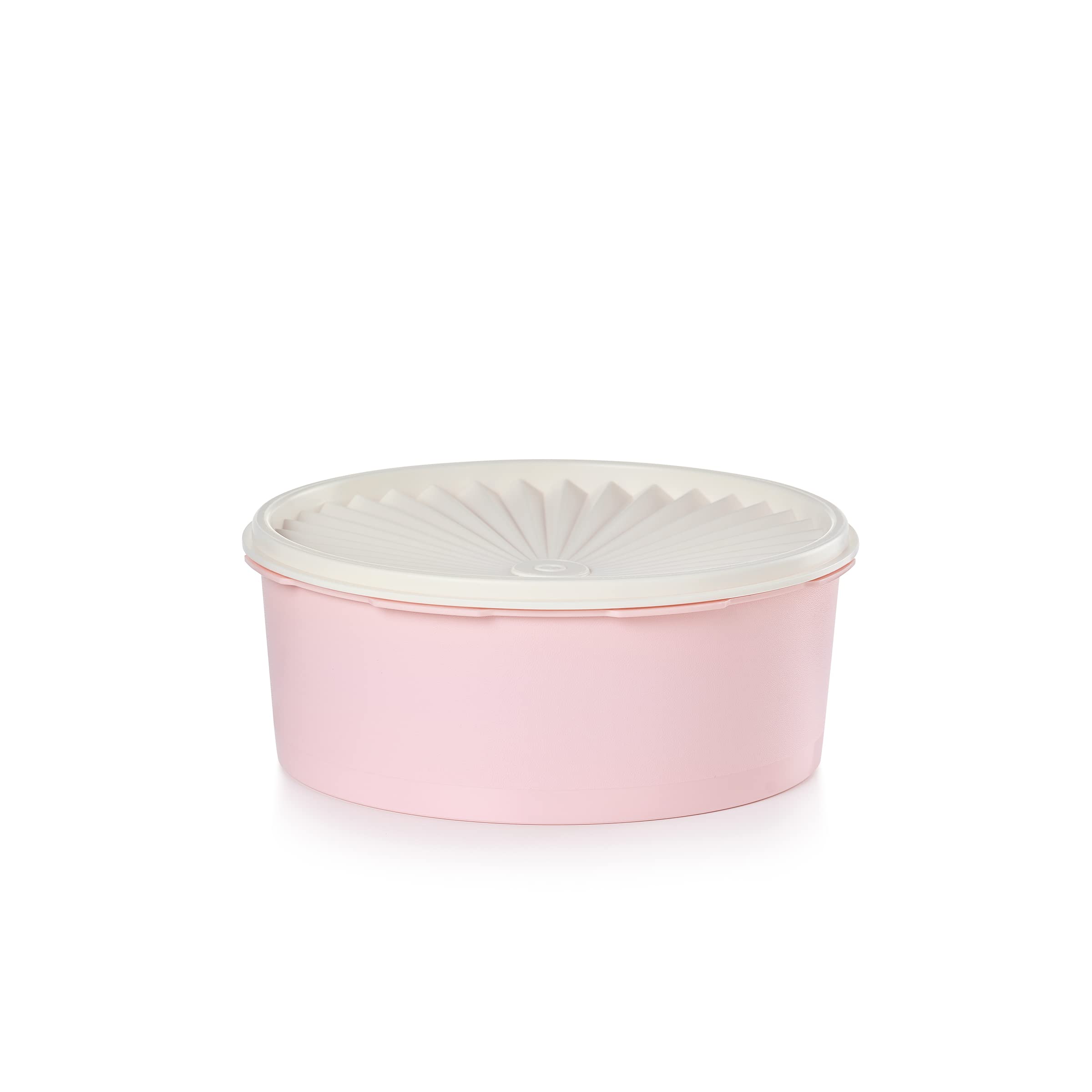 Tupperware Heritage Collection 7.6 Cup Cookie Canister - Vintage Light Pink Color, Dishwasher Safe & BPA Free Container - (1.8 L