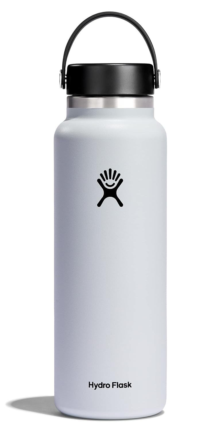Hydro Flask Wide Flex Cap White 40 Oz
