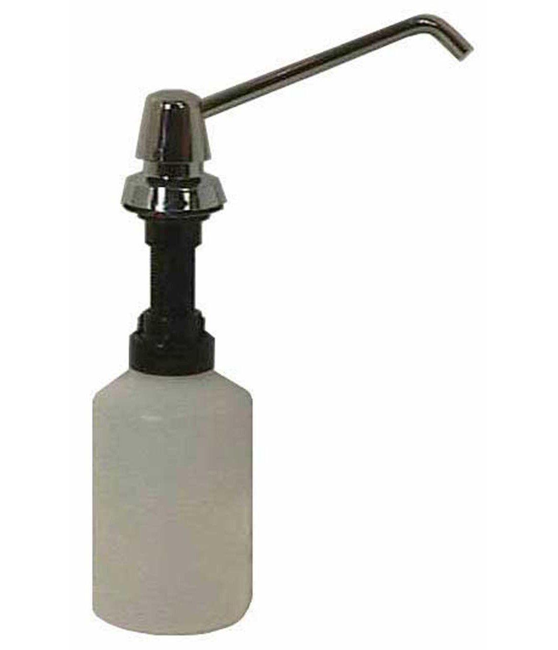 Bobrick 82216 Abs Lavatory Mounted Soap Dispenser, 20 Oz Capacity, 6'' Spout Length