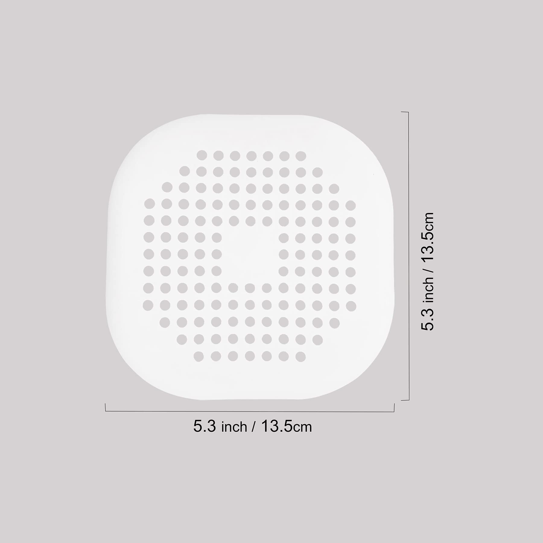 2 Pieces Shower Drain Hair Catcher Bathtub Stopper Home Drain Protectors Drain Cover With Sucker Water Trap Sink Cover For Bathr