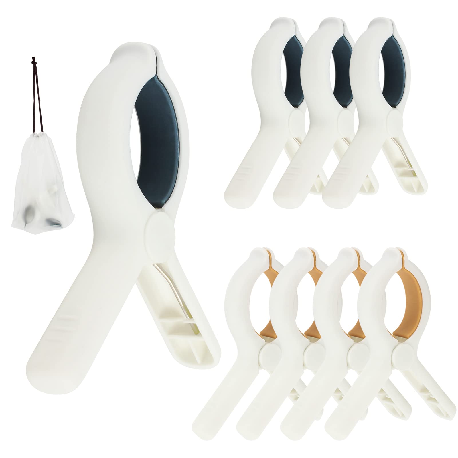 Beach Towel Clips For Beach Chairs Cruise, Strong Grip Clothes Pins Non-Slip Pool Chair Clips Plastic Quilt Drying Clip For Laun