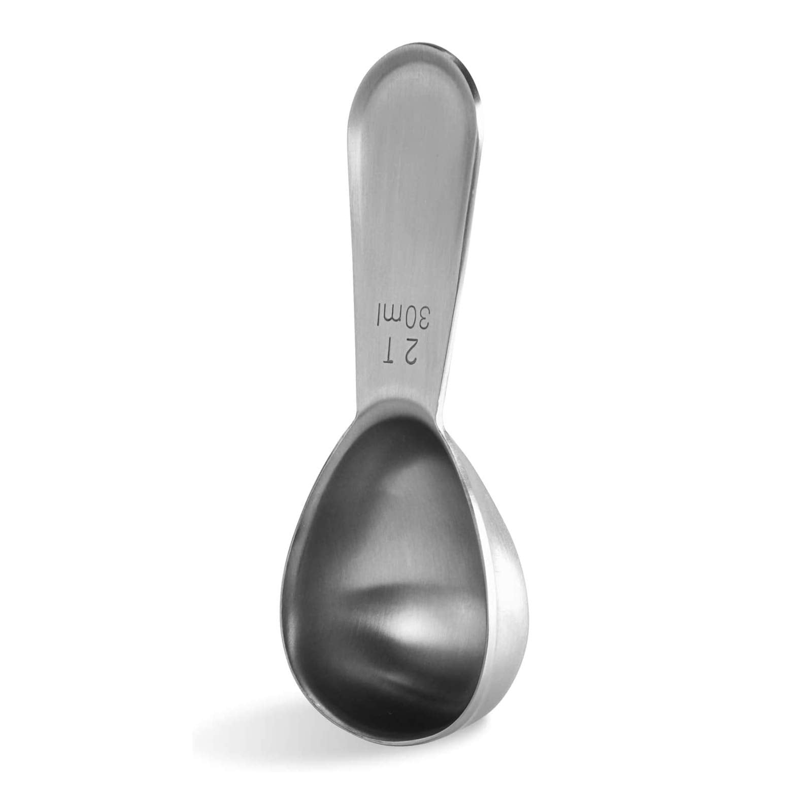 Coffee Scoop: U-Taste 18/8 Stainless Steel Measuring Coffee Scoop 2 Tablespoon, Short Handled Measure Scooper For Ground Coffee,