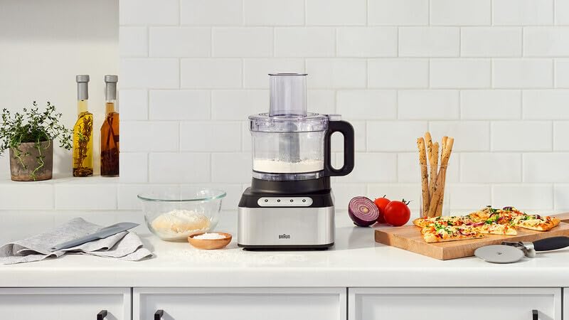 Braun FP3211SI Easy Prep 8c Food Processor,Silver