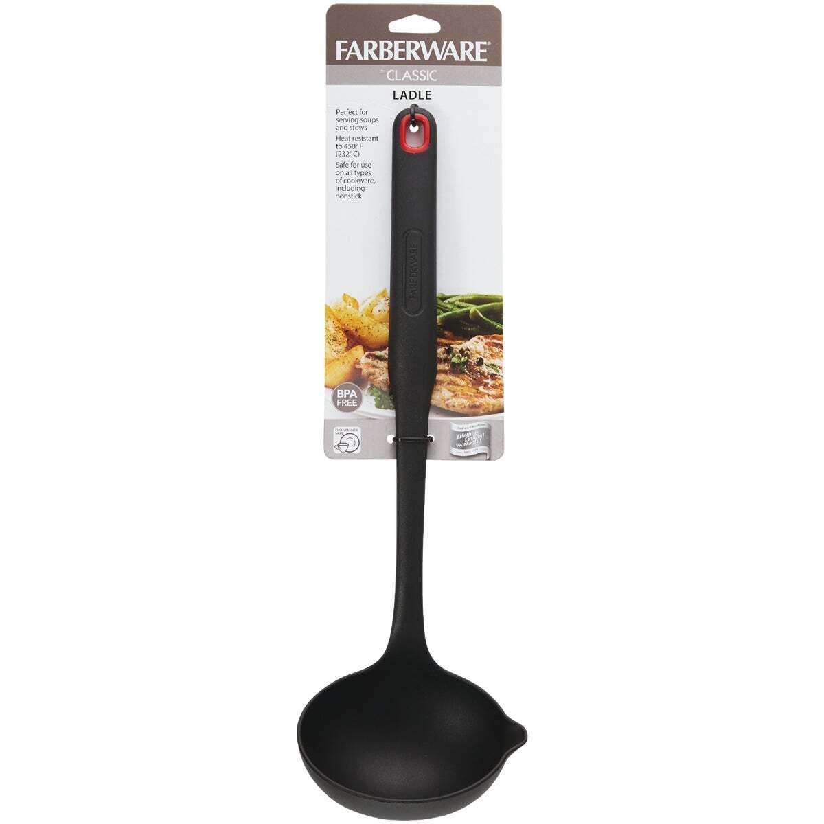 Farberware 5211663 Nylon Ladle, Black