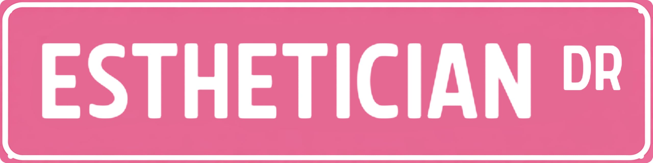 Aimlayton Esthetician Dr Metal Sign 4x16in Spa Salon Plaque for Bathroom Office Skincare Decor Gift