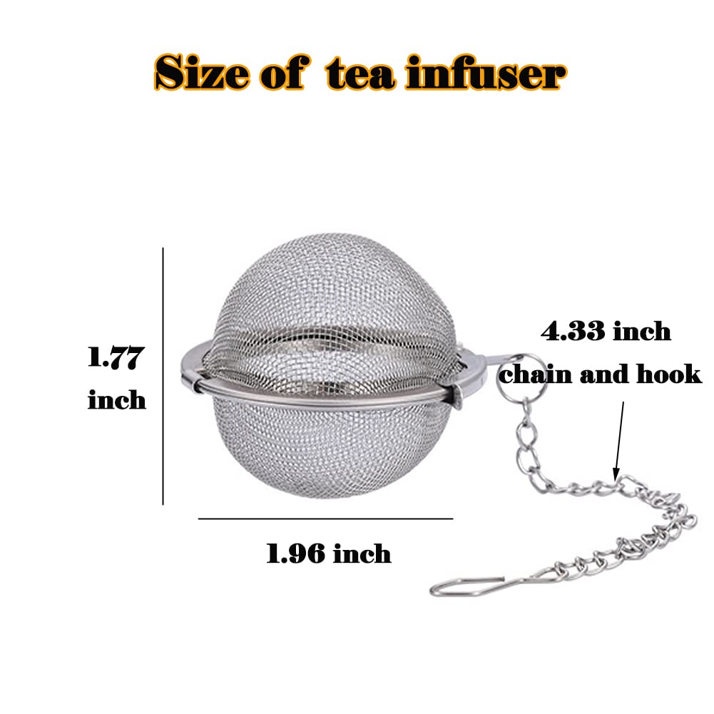 MIOINEY Tea Infusers for Loose Tea, Stainless Steel Ball Mesh, Small, Metal Animal (KAIYAO-030)