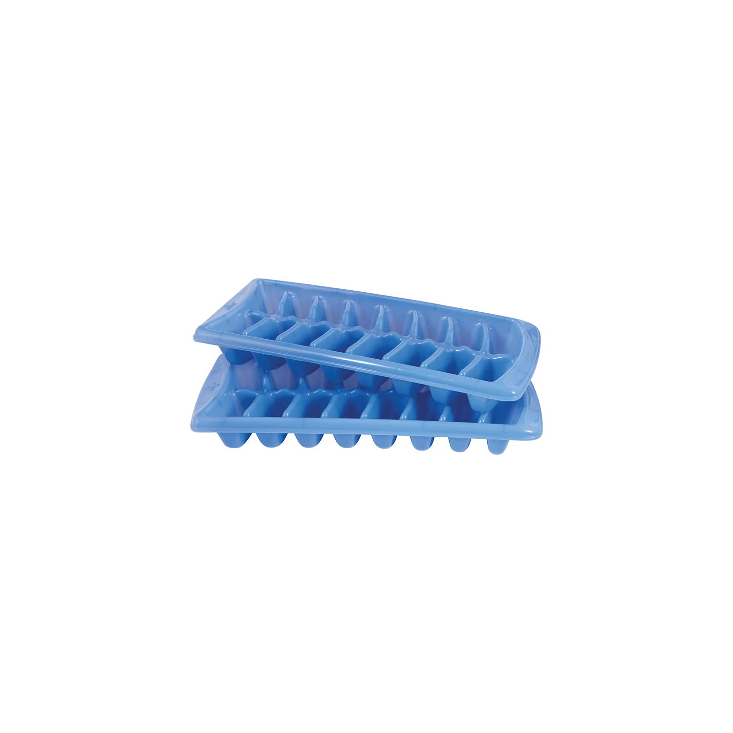 Rubbermaid Plastic Ice Cube Trays, Blue, 2 Pack Fg2879Rdperi
