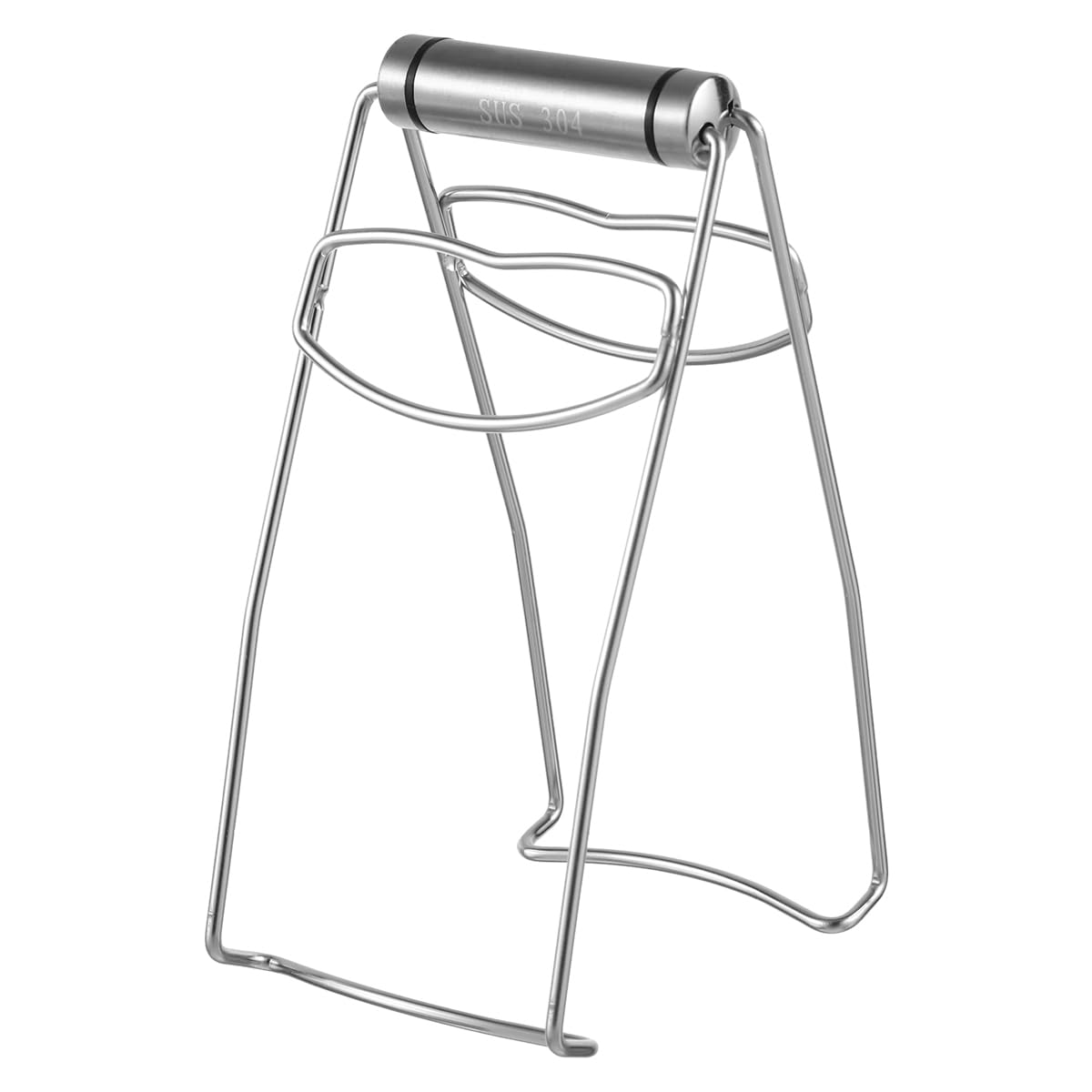 Bestonzon Kitchen Stainless Steel Folding Hot Dish Plate Clip Plate Retriever Tongs Bowl Clips Pan Dish Gripper Clips Hot Plate