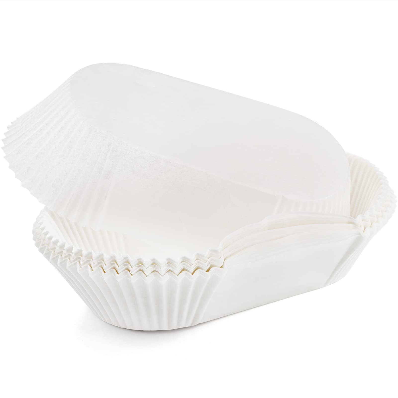 Deayou 80 Pcs Bread Baking Liners, Baking Cups For Cakes, Snacks, Cupcakes, Weddings, Parties, White