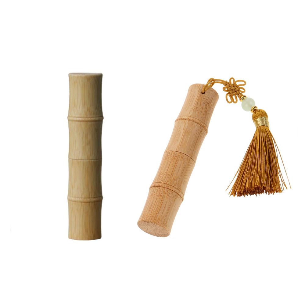 Zaoalife 2PCS Bamboo Rollon Bottles, 10ml Essential Oil Bottle, Perfume Bottle with Bamboo Lid, Travel, Gifting, Aromatherapy